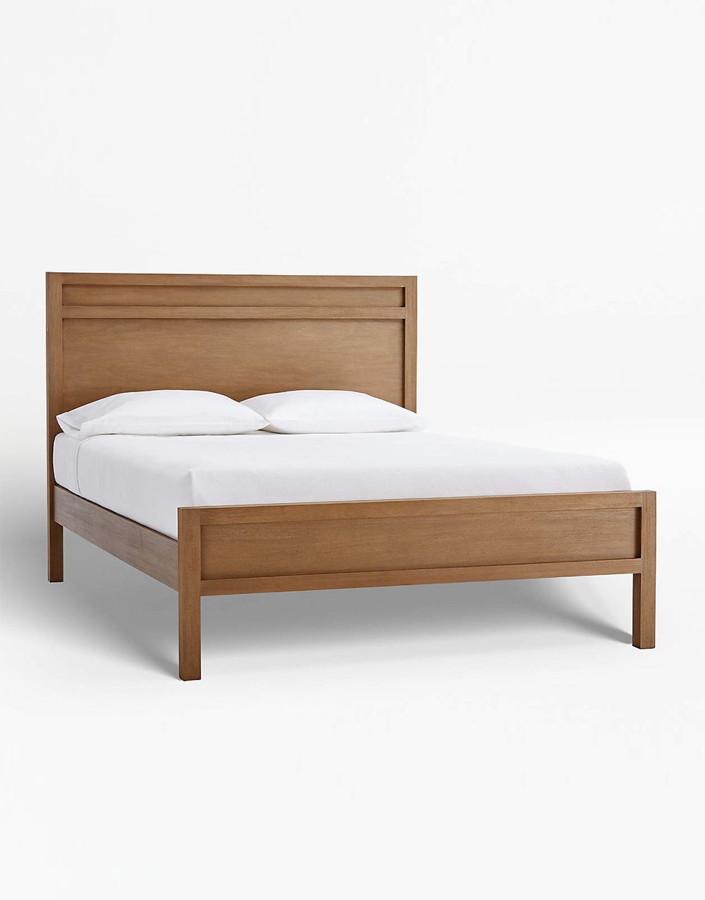 Teak Double Bed With Headboard - Görsel 4
