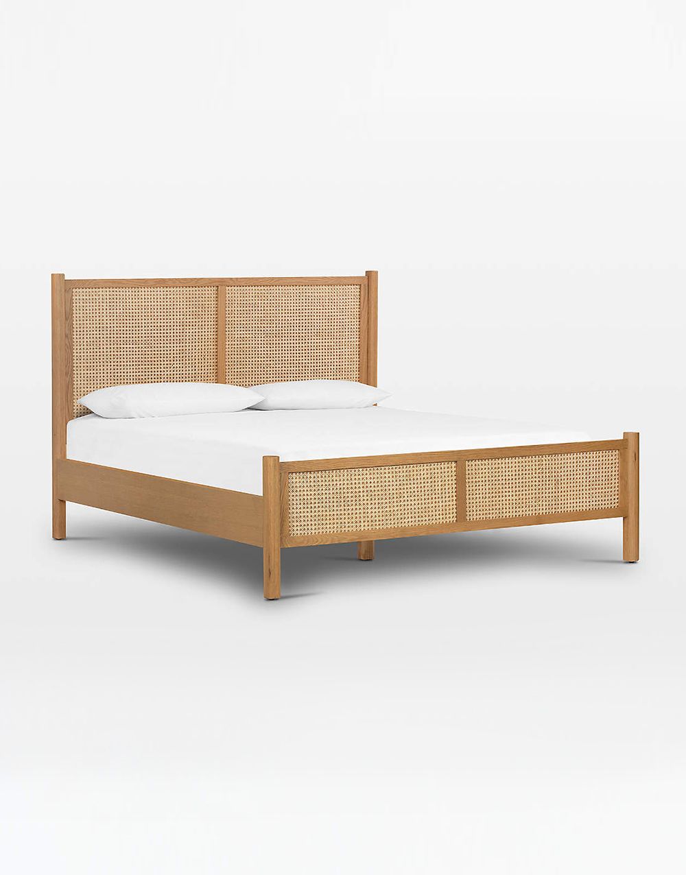 Teak Double Bed With Headboard - Görsel 2