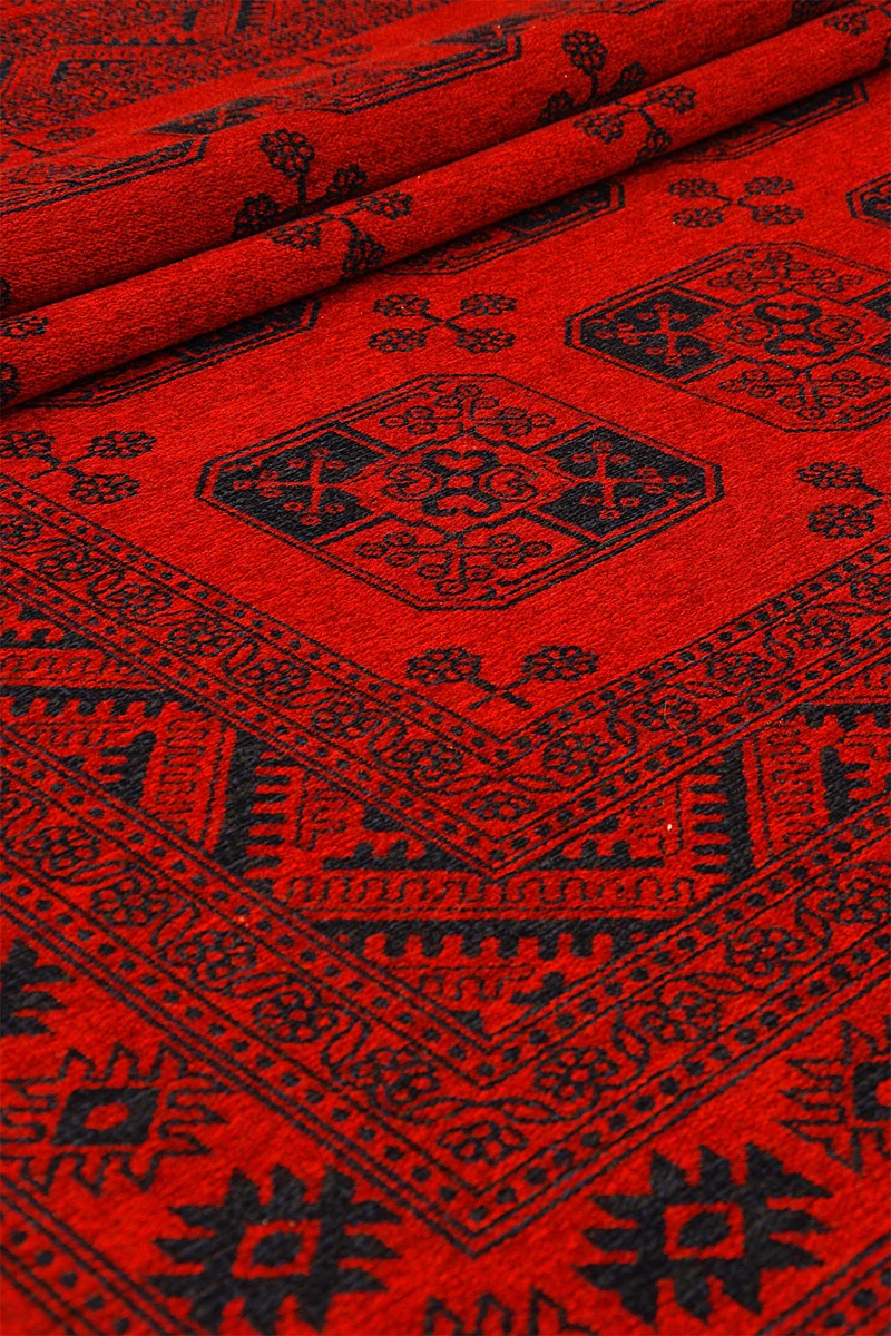 Kashe Antik 9130 Kırmızı Kilim Serisi - Görsel 4