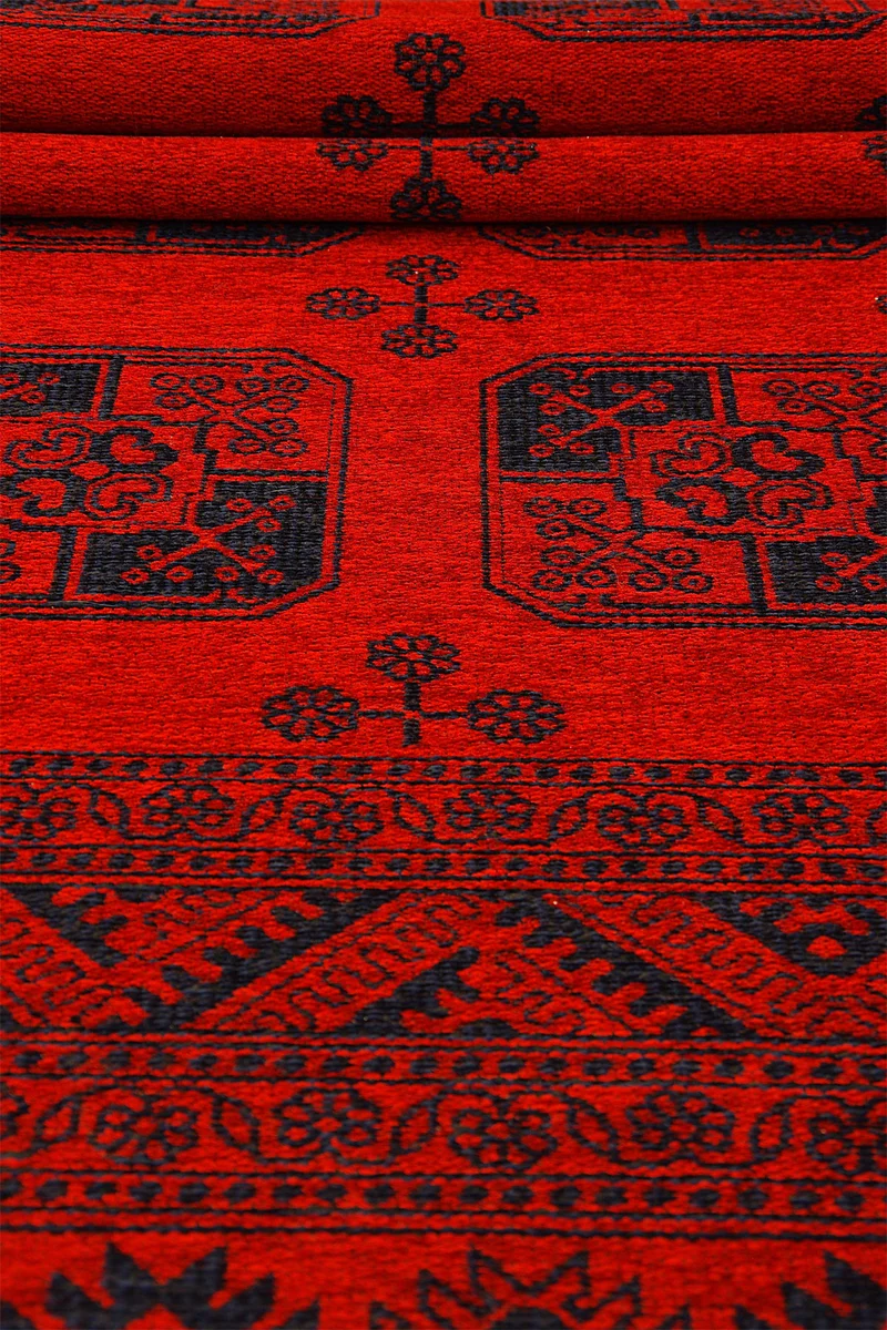 Kashe Antik 9130 Kırmızı Kilim Serisi - Görsel 6
