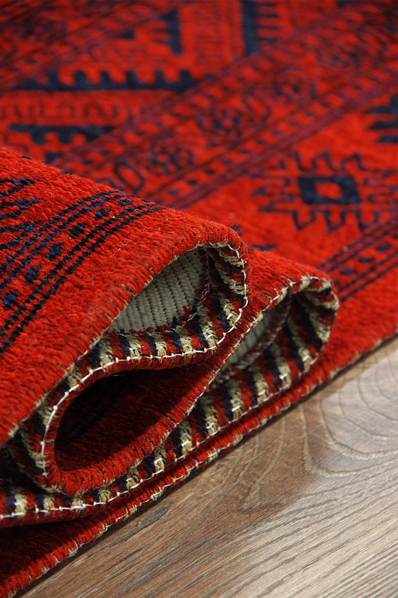 Kashe Antik 9130 Kırmızı Kilim Serisi - Görsel 5
