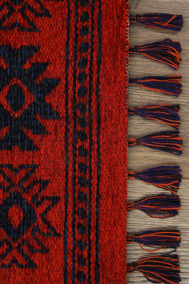 Kashe Antik 9130 Kırmızı Kilim Serisi - Görsel 7