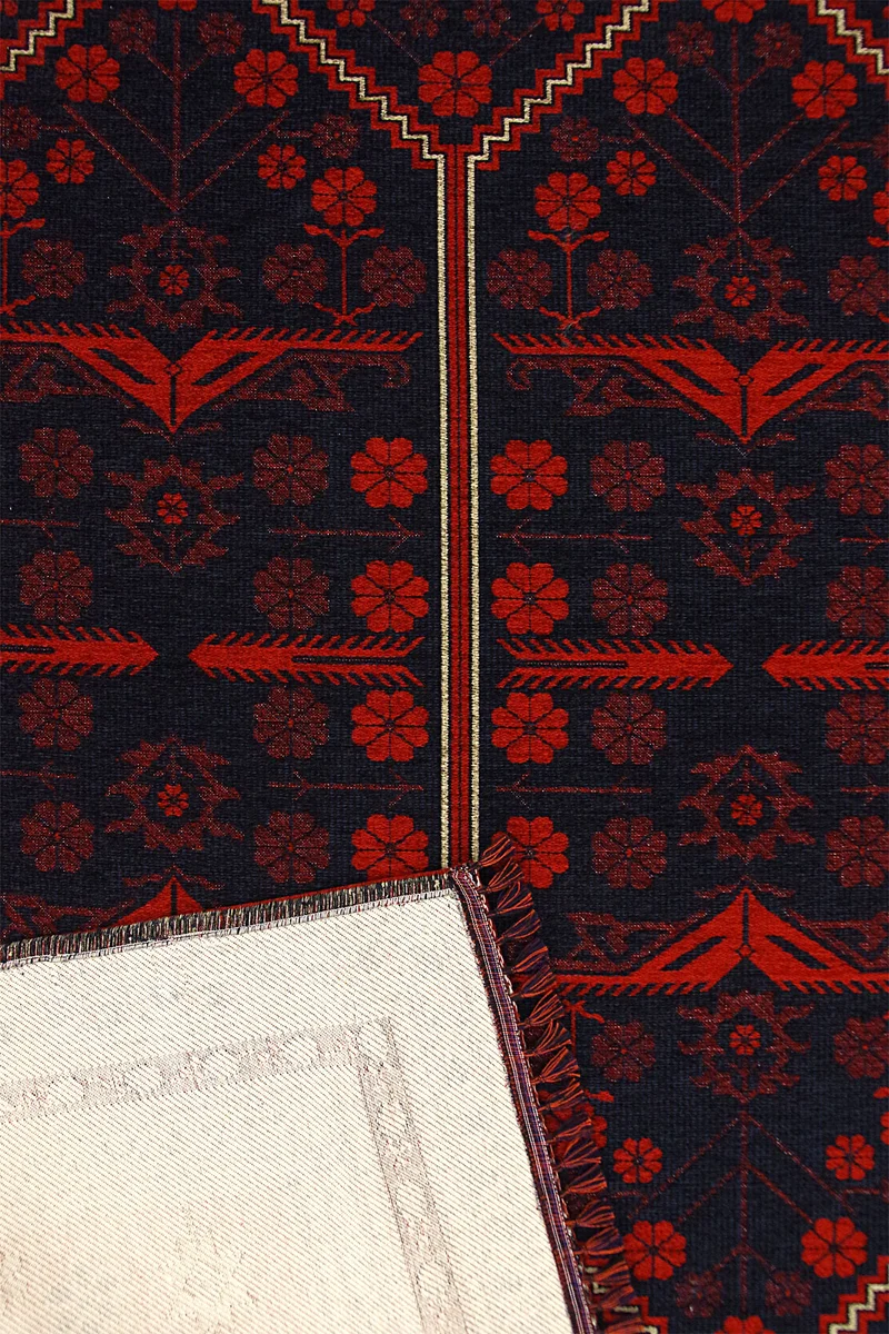 Kashe Antik 9131 Kırmızı Kilim Serisi - Görsel 4