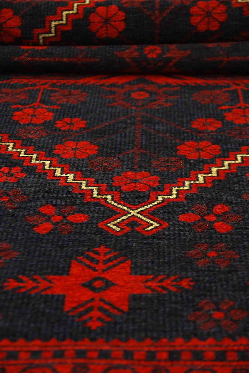 Kashe Antik 9131 Kırmızı Kilim Serisi - Görsel 7