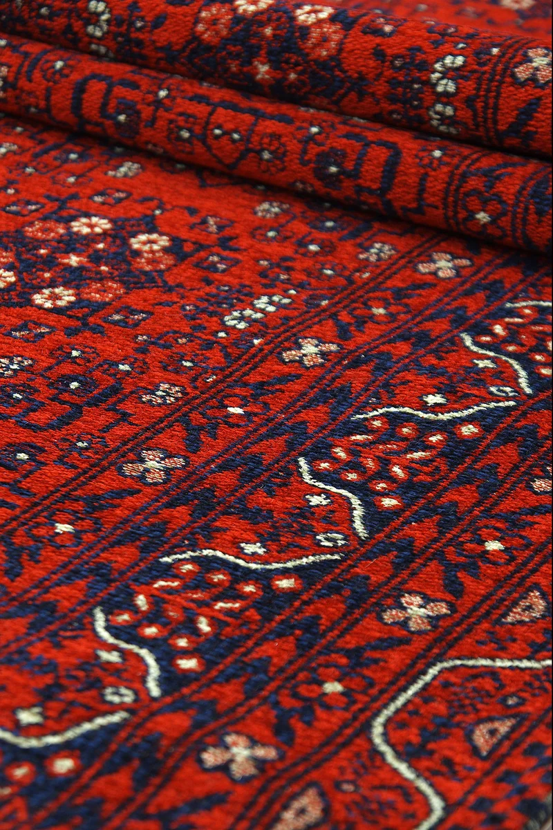 Kashe Antik 9132 Kırmızı Kilim Serisi - Görsel 6