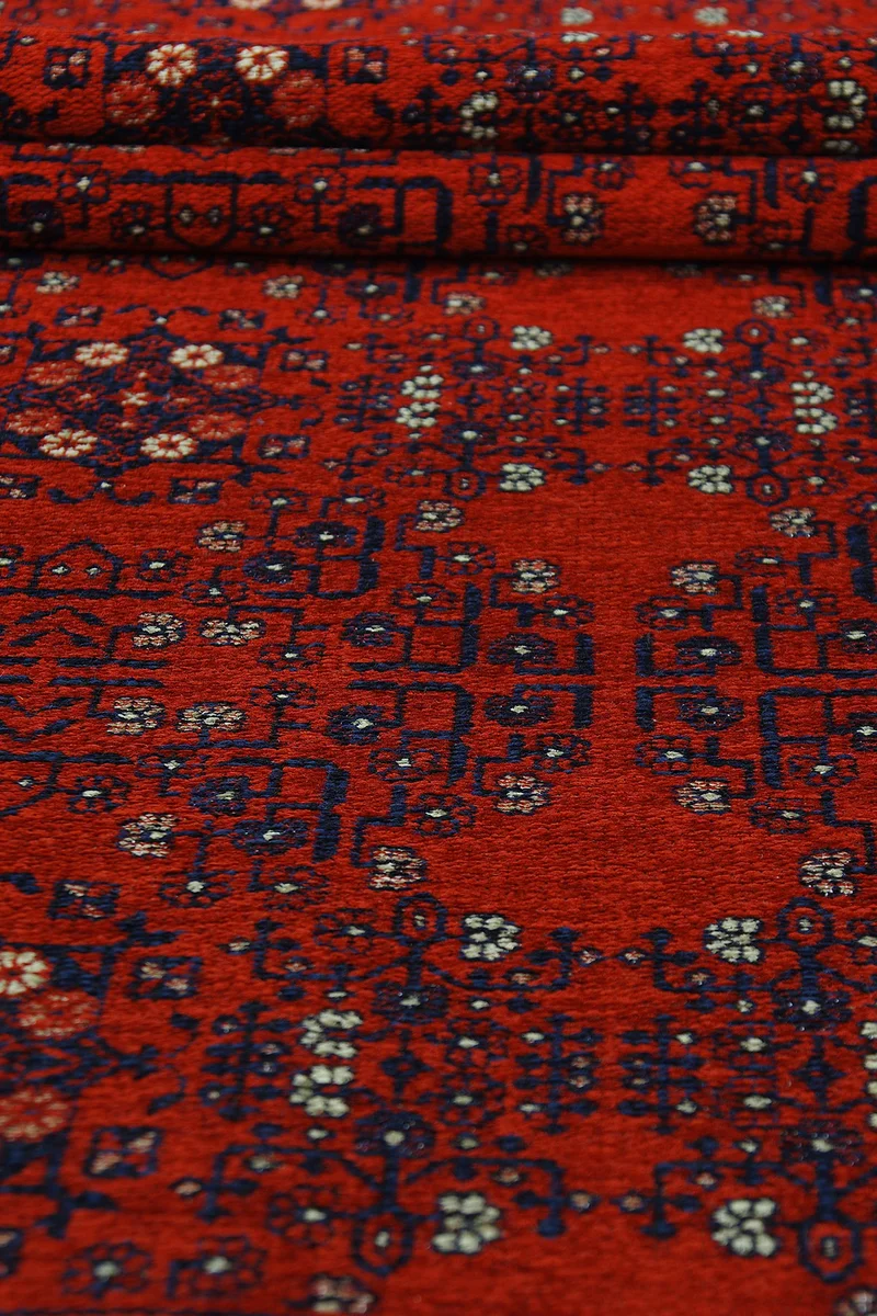 Kashe Antik 9132 Kırmızı Kilim Serisi - Görsel 7