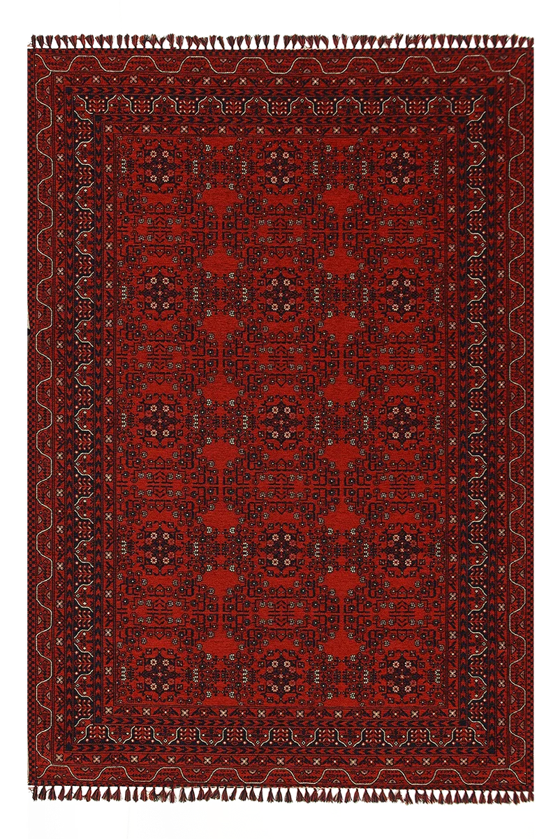 Kashe Antik 9132 Kırmızı Kilim Serisi