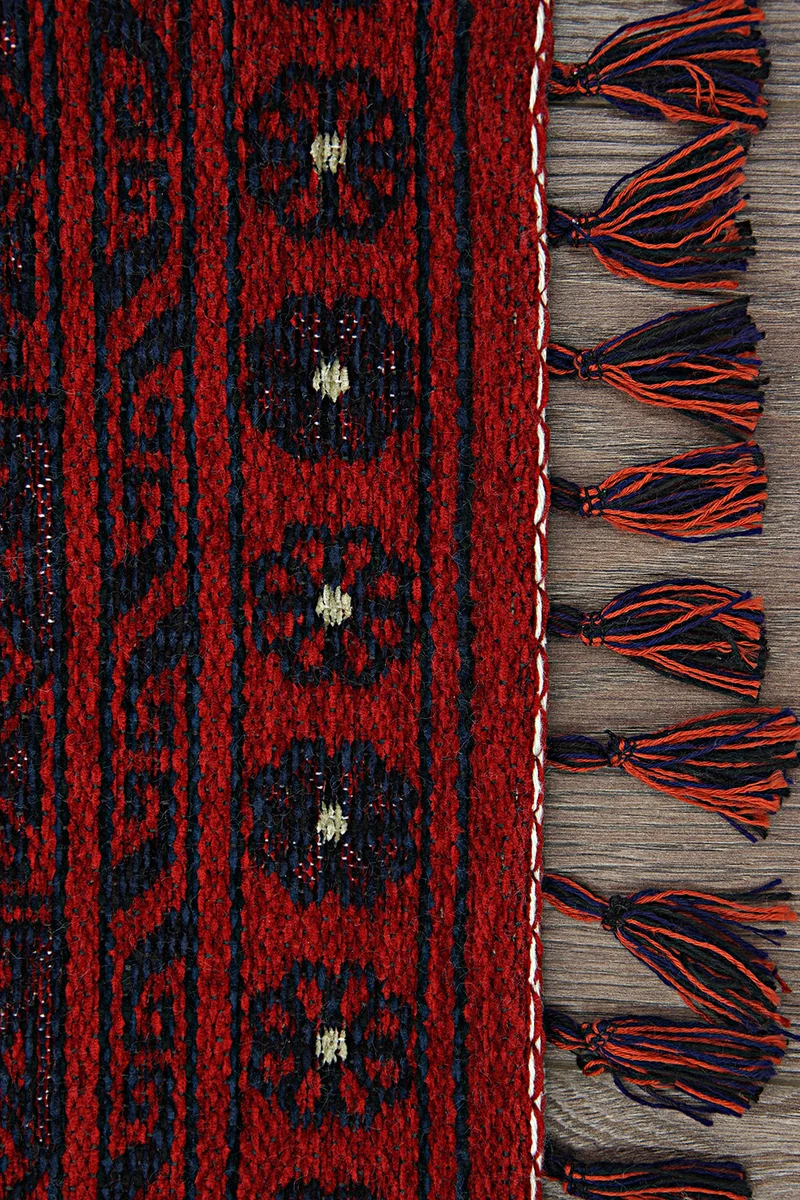 Kashe Antik 9133 Kırmızı Kilim Serisi - Görsel 2