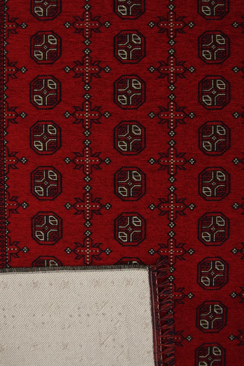 Kashe Antik 9133 Kırmızı Kilim Serisi - Görsel 3
