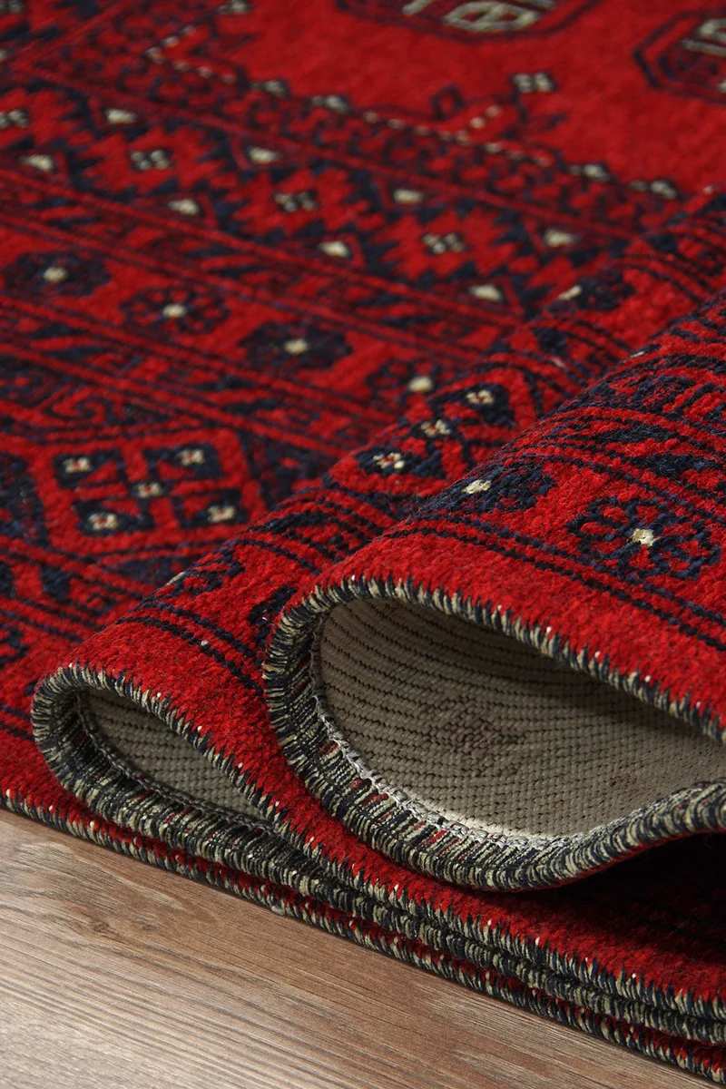 Kashe Antik 9133 Kırmızı Kilim Serisi - Görsel 4