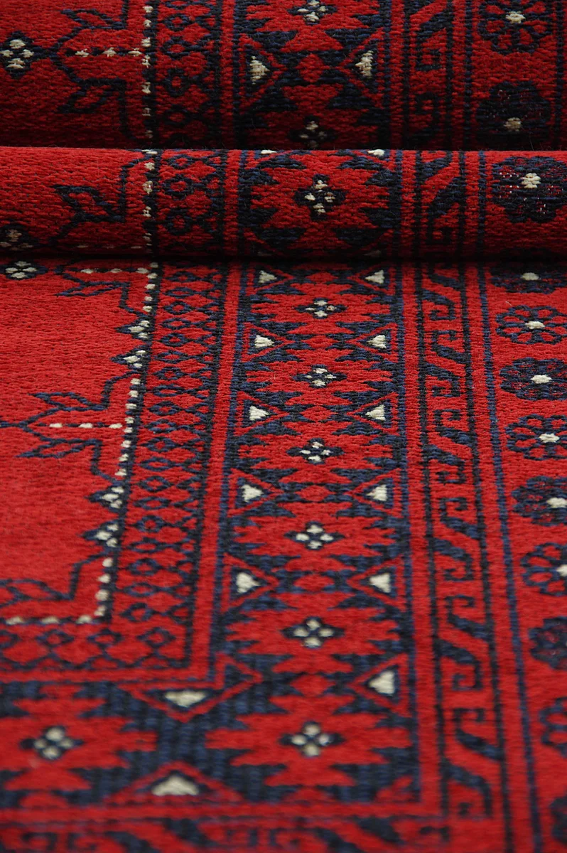 Kashe Antik 9133 Kırmızı Kilim Serisi - Görsel 6
