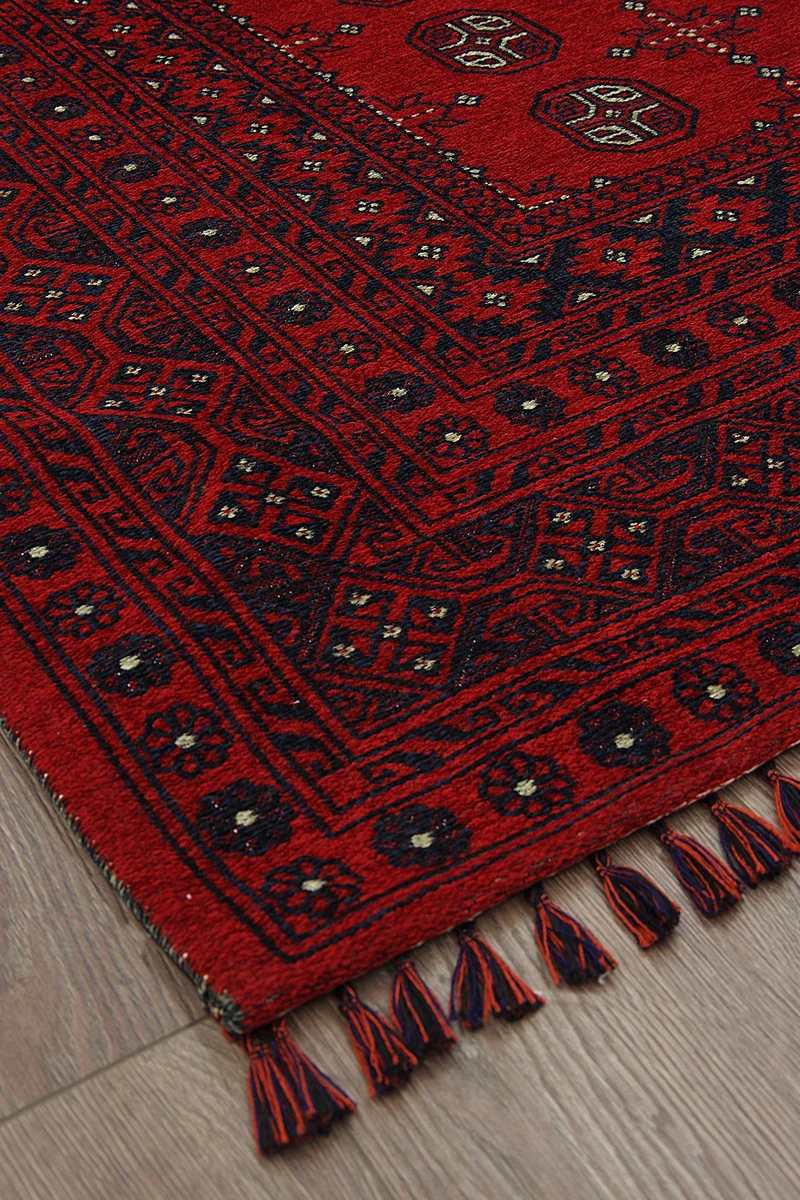 Kashe Antik 9133 Kırmızı Kilim Serisi