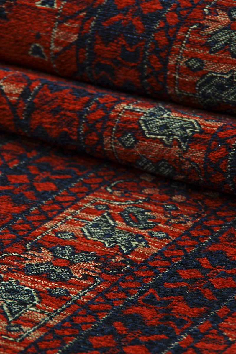 Kashe Antik 9134 Kırmızı Kilim Serisi - Görsel 5